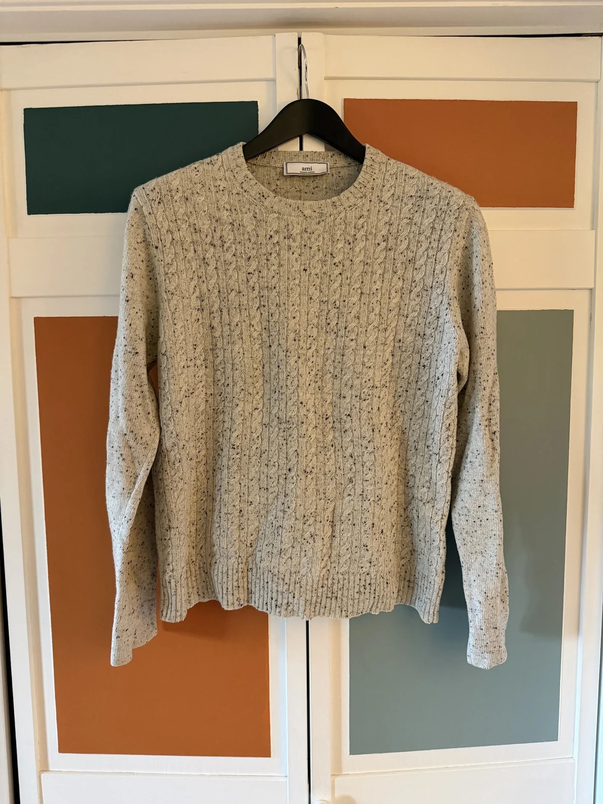 Mottled Cableknit Sweater — streetwear — resale