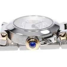 Cartier MIS Pashas WJ124020 27mm Ss/pg Silver Dial Quartz #C331 4