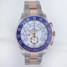 2021 Rolex Yacht-Master II 116681 Steel Everose Gold Mercedes Hands 3