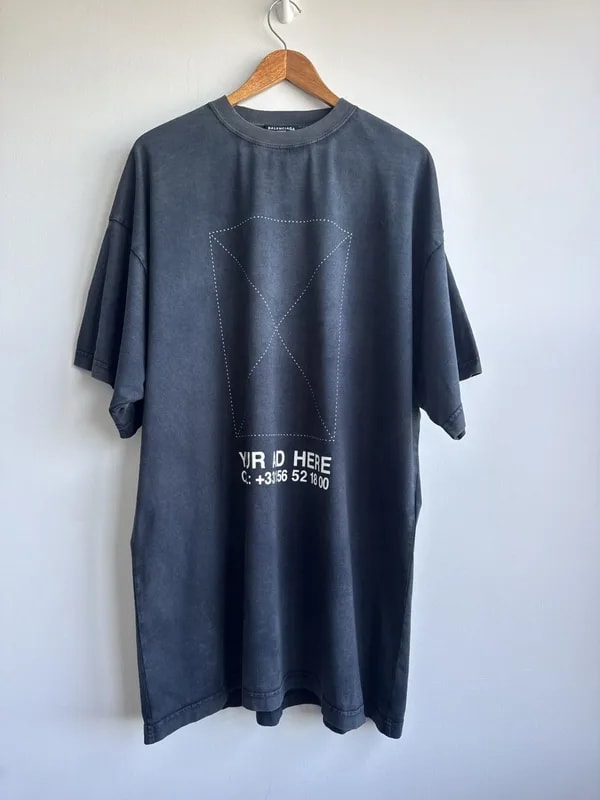Balenciaga — Balenciaga “Your Ad Here” T Shirt — streetwear — resale