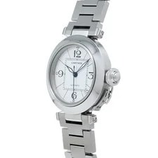 Cartier Pasha C W31074M7 White/Blanc Watches Mechanical Automatic ... 2