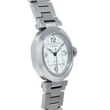 Cartier Pasha C W31074M7 White/Blanc Watches Mechanical Automatic ... 3