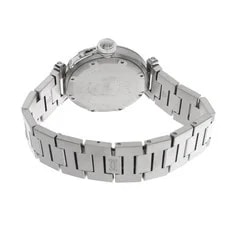 Cartier Pasha C W31074M7 White/Blanc Watches Mechanical Automatic ... 4