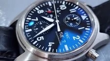 IWC Pilot Chronograph IW371701 Fliegeruhr 42mm Steel Automatic Black Dial 4