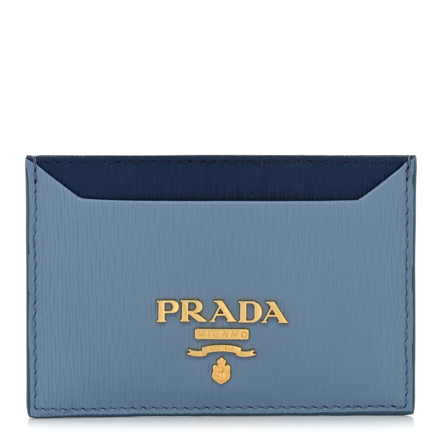 Prada — Vitello Move Metal Card Holder Astrale — Accessory — resale