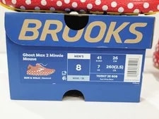 Brooks Ghost Max 2 Minnie Mouse RunDisney 2025 Polka Dot ’s 8 Wide 2E New 2