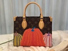 LV X YK Neverfull MM "Louis Vuitton X Yayoi Kusama" Pumpkin M46468 2