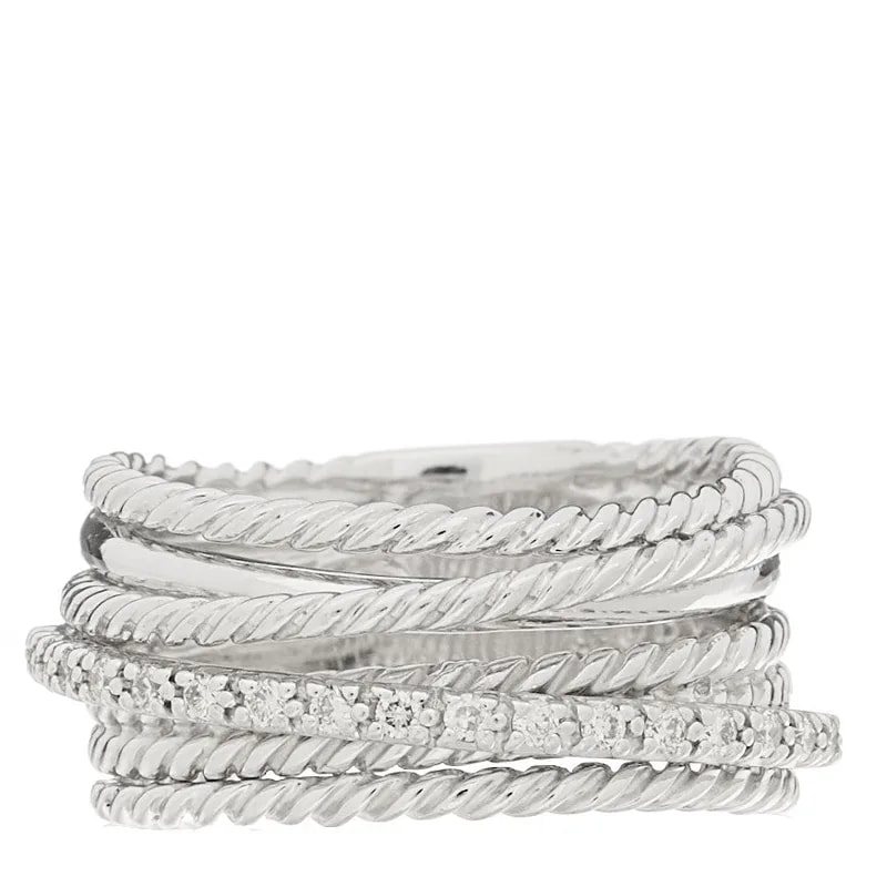 David Yurman — 12mm Wide Crossover Cable 54 7 — Jewelry — resale
