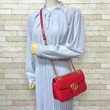 Gucci GG Marmont W Chain 443497 2