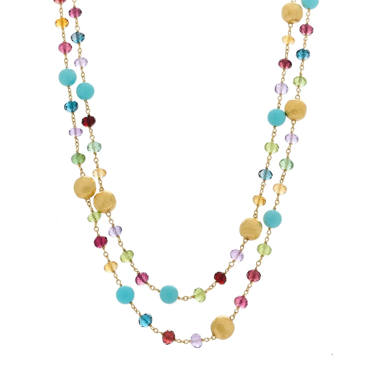 Marco Bicego — 18K Yellow Gold Gemstone Long — Jewelry — resale