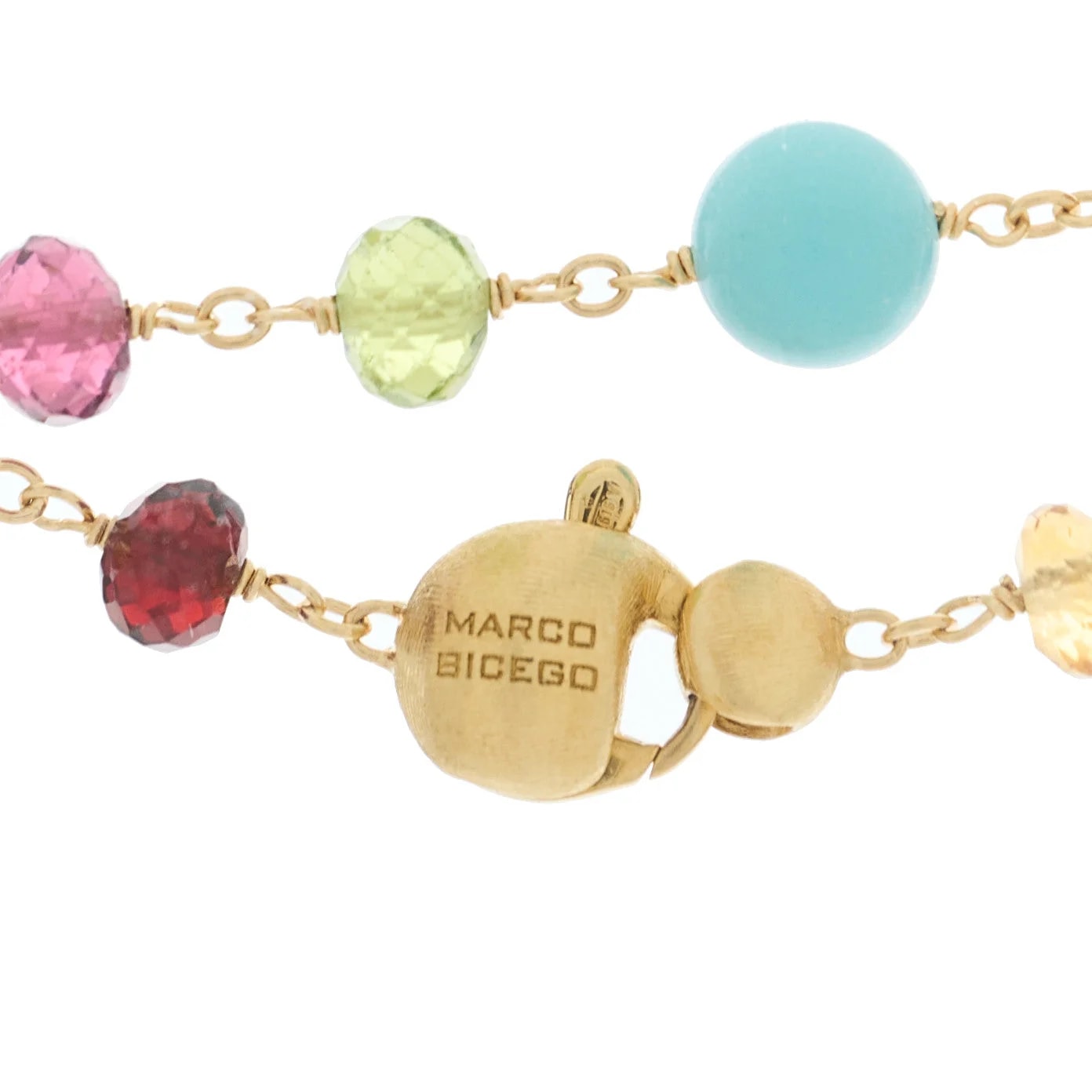 18K Yellow Gold Gemstone Long 4