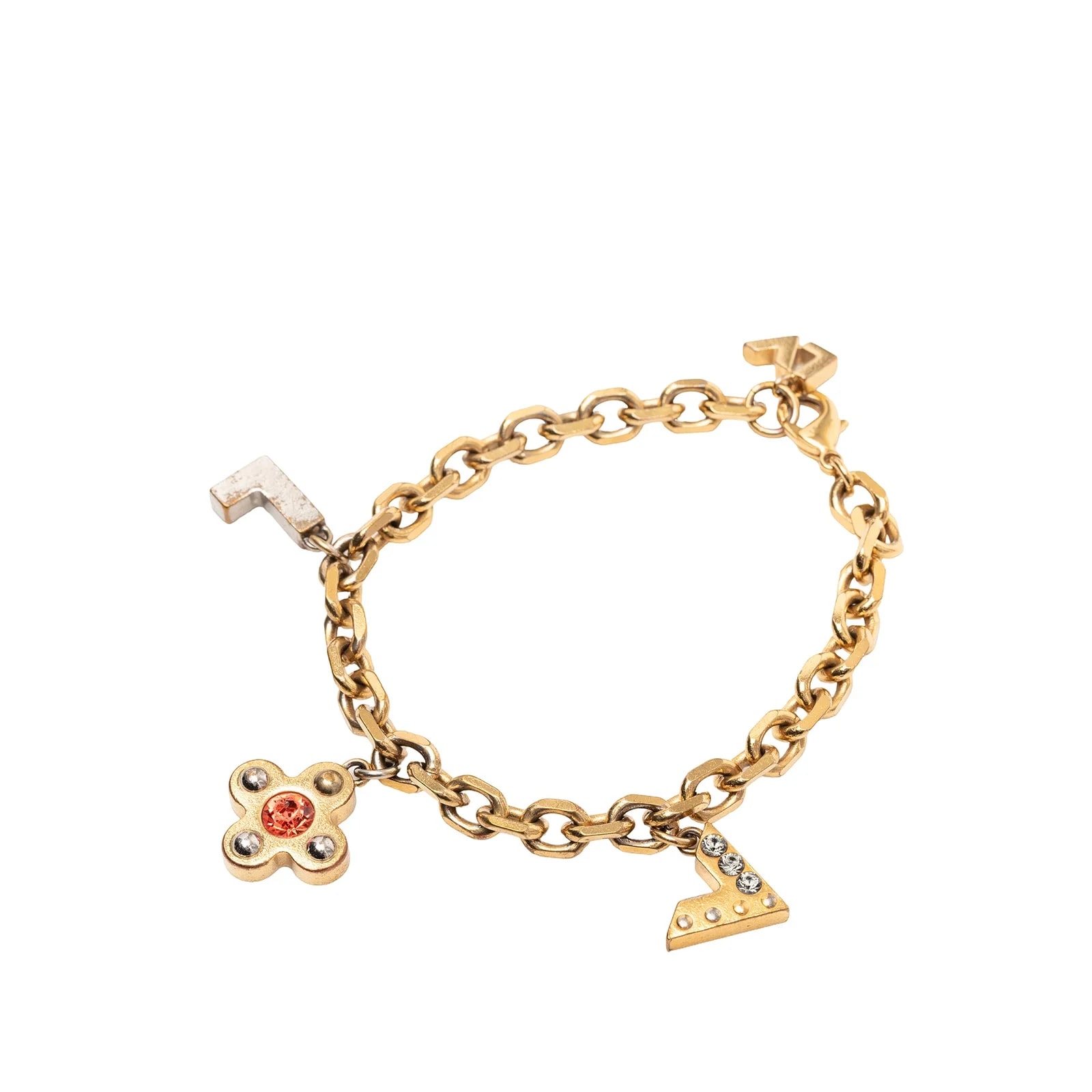 and Strass Love Letters Charm 2