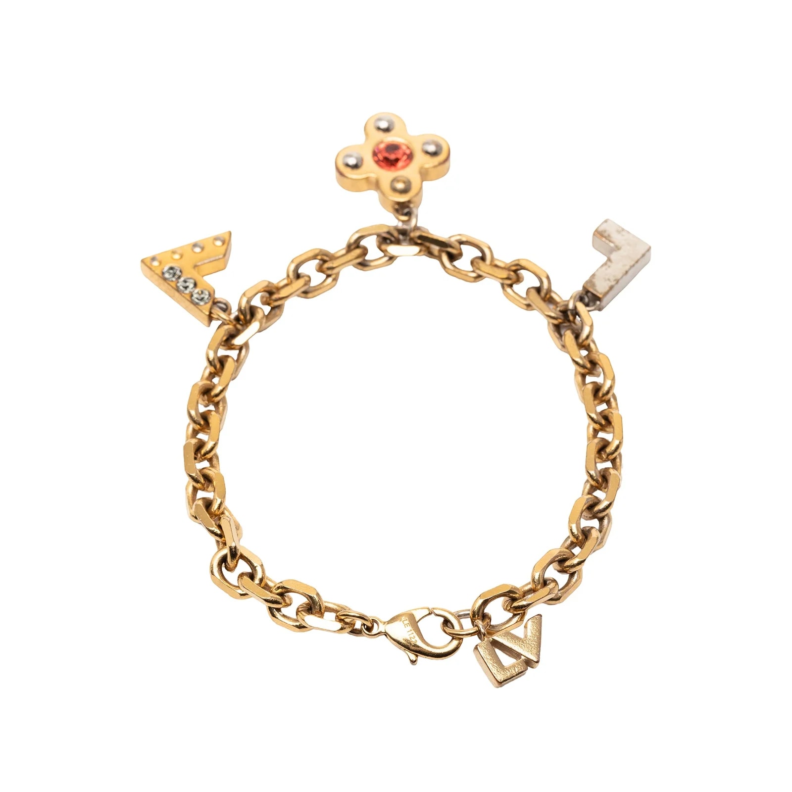 and Strass Love Letters Charm 3