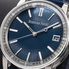 2025 Audemars Piguet Code 11.59 Blue 15210ST Full Set, New & Unworn 4