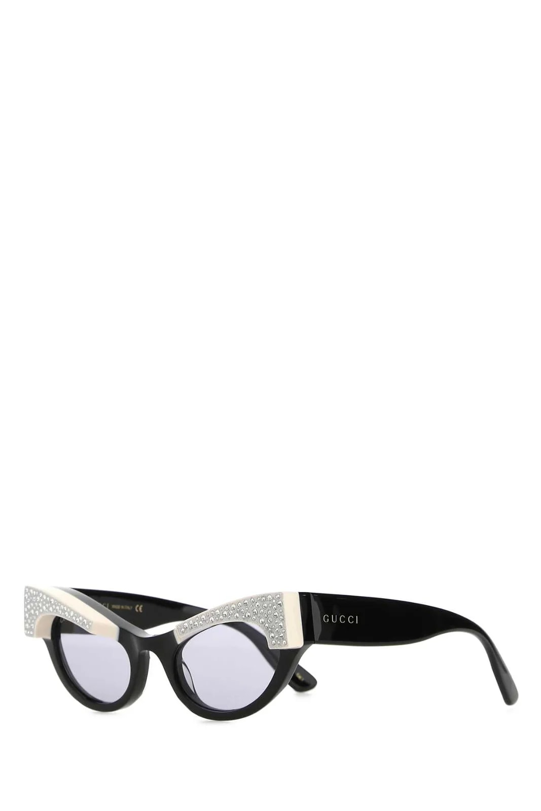 Gucci — Gucci Occhiale -Embellished Cat-Eye Sunglasses — Exterior: Acetate — Accessory — resale