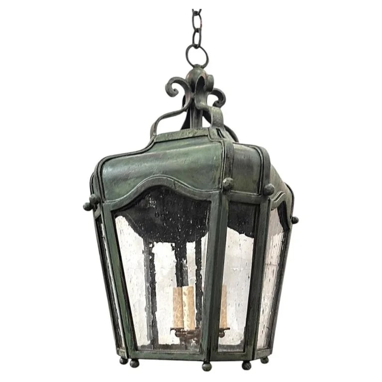 A Verdigris Lantern — lighting — resale