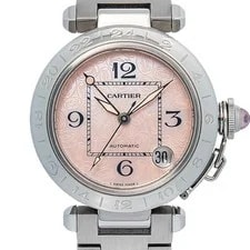 Cartier Pasha 2377 W3107099 Stainless Steel MOP Dial Auto 's 35mm 2