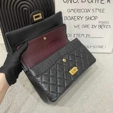 Chanel 2.55 Small Double Flap Chain Crossbody Aged [] 4