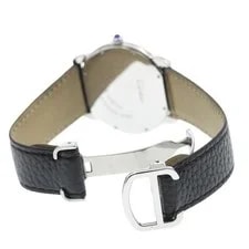 Cartier Ronde Solo LM W6700255 36mm SS Silver #C24589 2