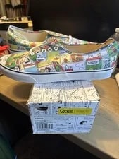 Vans Authentic X Peanuts Comics Limited Ed.- Size 13 - With Box 3