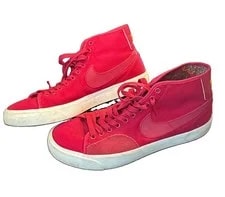 Nike SB Blazer Court Mid PRM Skate Shoe Paisley Hibiscus High Top 2