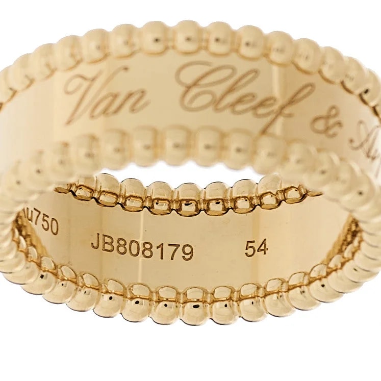 18K Yellow Gold Perlee 54 7 4