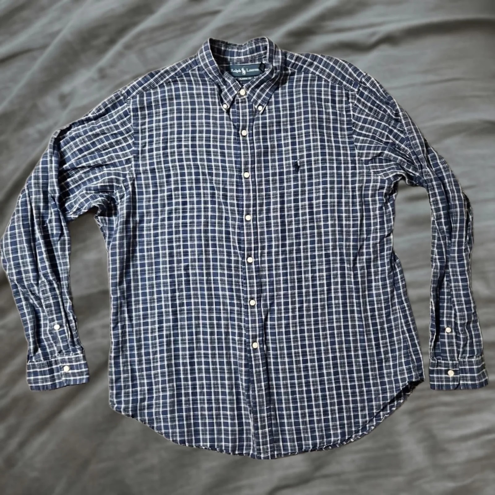 Polo Ralph Lauren — Polo Ralph Lauren Cotton Blend Classic Fit Logo L/S Shirt — streetwear — resale