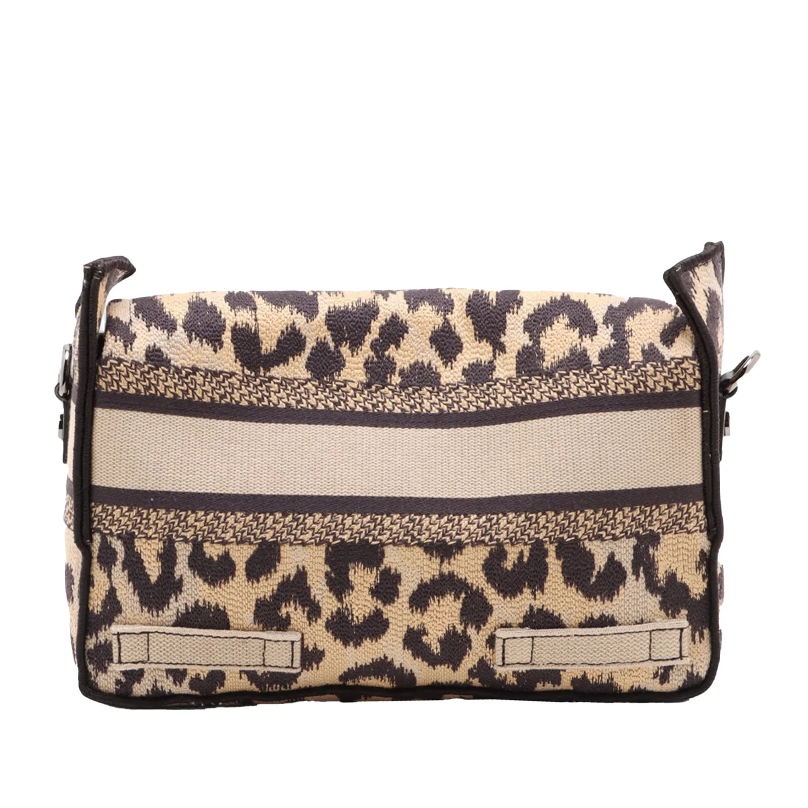 Mizza Small Embroidered Leopard DiorCamp Messenger 2