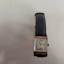 Jaeger-LeCoultre Square Manual Wind 10K Gold-Filled With Leather 2
