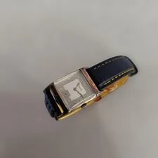 Jaeger-LeCoultre Square Manual Wind 10K Gold-Filled With Leather 4
