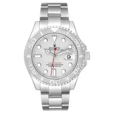 Rolex — Rolex Yacht-Master 16622 Silver Oyster Bracelet With Silver Bezel — Watch — resale