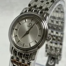 Omega de Ville Prestige Silver Stainless Steel Quartz Box 3