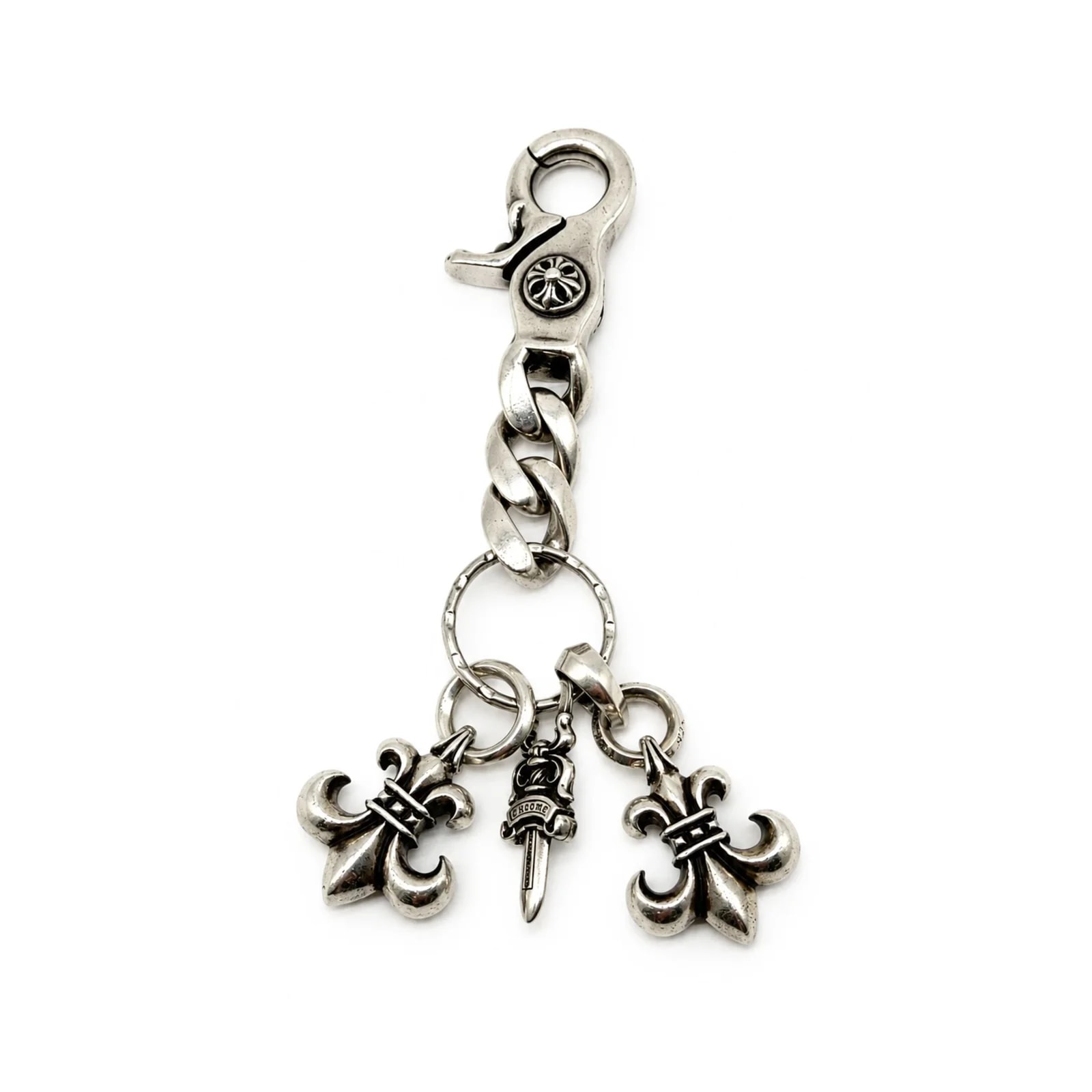 Chrome Hearts — Hearts 3 Charm Keychain — Accessory — resale