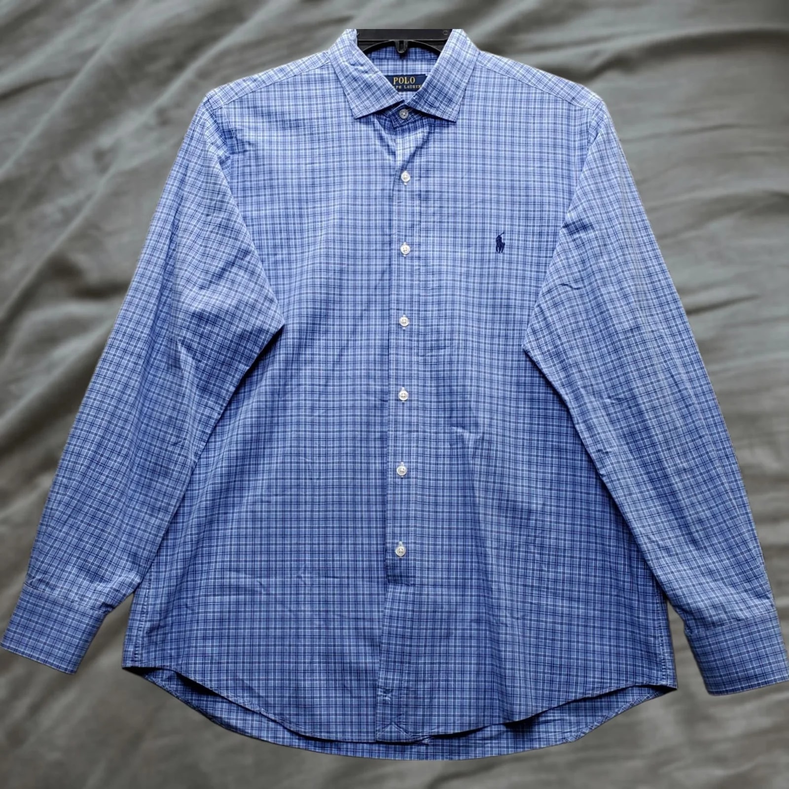 Polo Ralph Lauren — Polo Ralph Lauren Shirt L Plaid Pony Logo Collared Button — streetwear — resale
