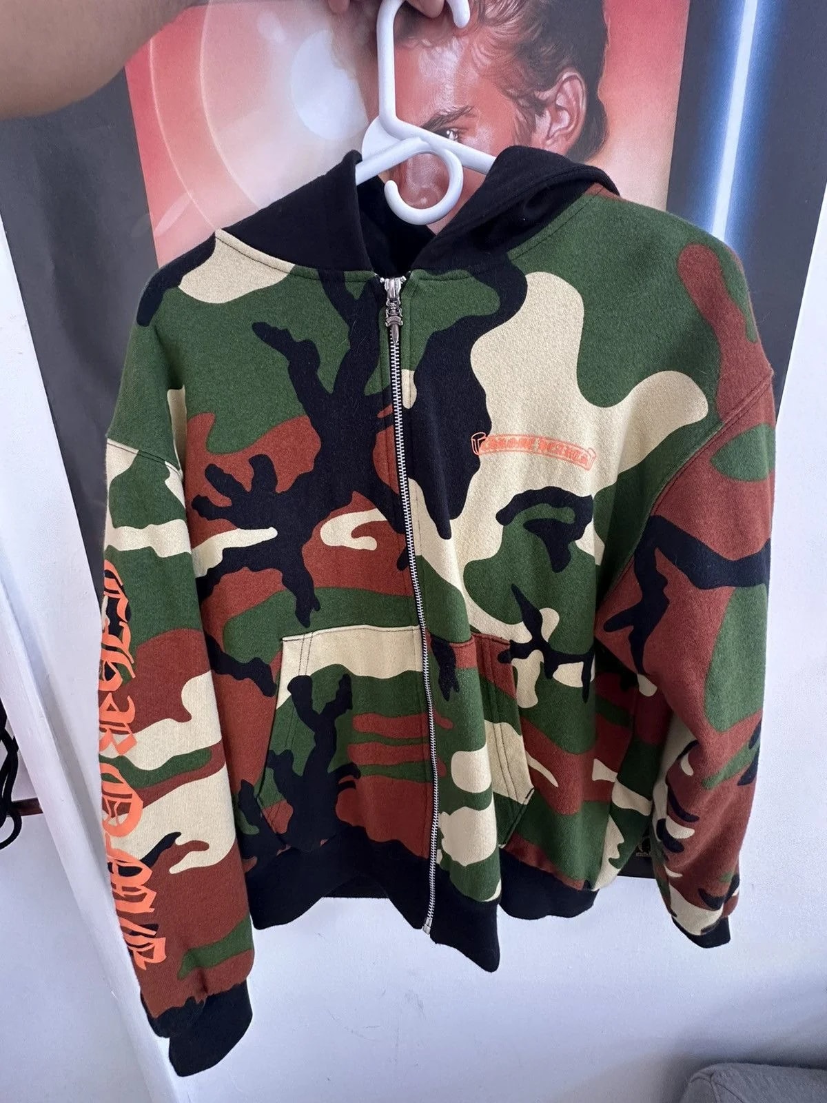 Chrome Hearts — Hearts X Matty Boy “Caution” Thermal Zip Up — streetwear — resale
