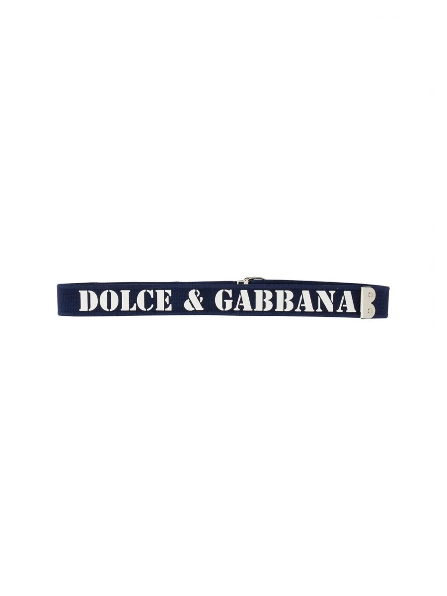Dolce & Gabbana — Dolce & Gabbana Logo-Detail Belt — — Accessory — resale