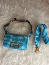 Fendi 3Way Mamma Baguette Check Crossbody Waist 4