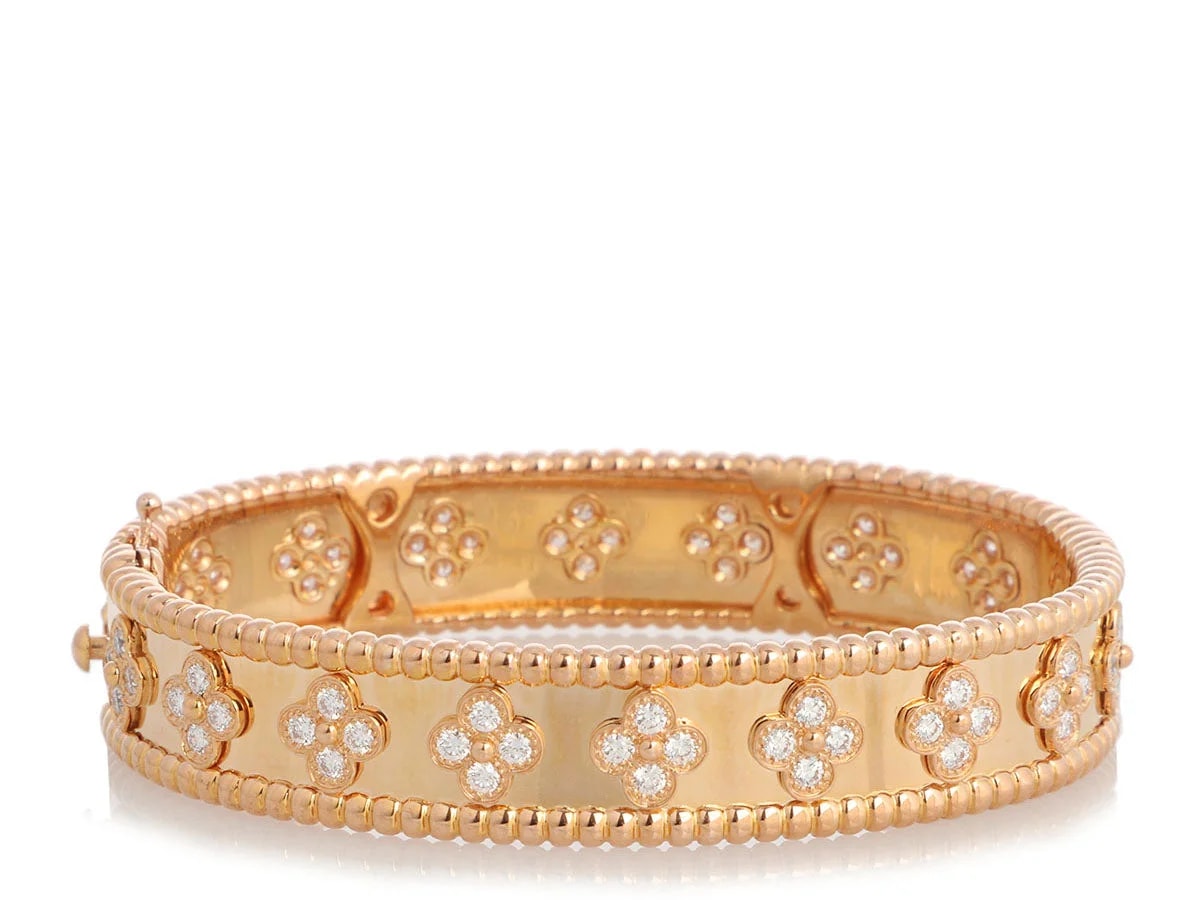 Van Cleef & Arpels — Van Cleef & Arpels 18K Rose Gold Perlée — Jewelry — resale