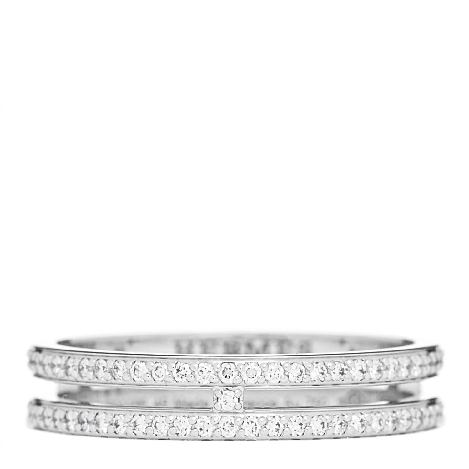 Hermès — 18K White Gold Ariane Wedding Band 49 4.75 — Jewelry — resale
