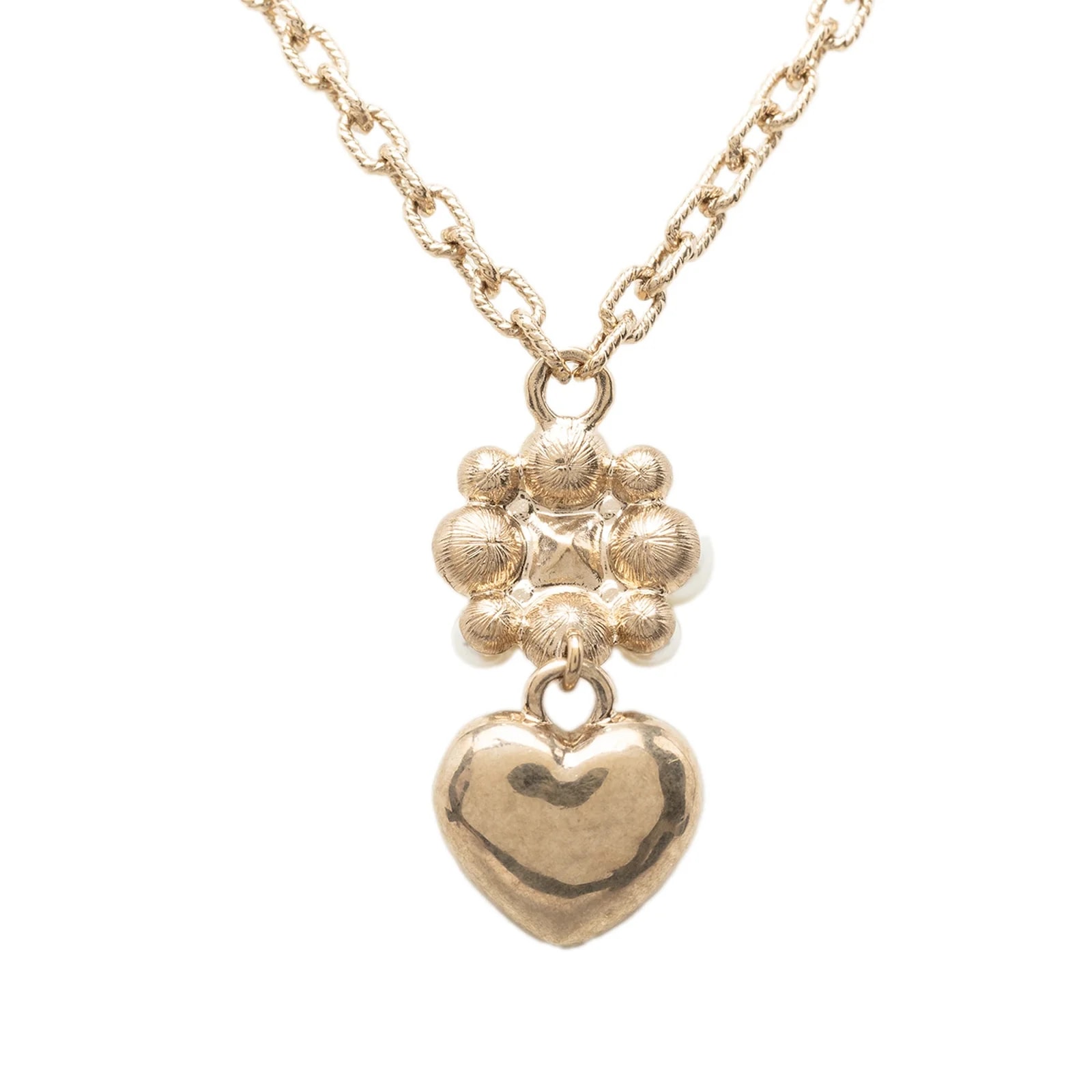 CC Faux Flower and Strass Heart 3