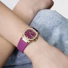 Patek Philippe Nautilus 7010R-013 '' Rose Gold Purple Dial Diamond Bezel 2