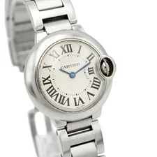 Cartier Ballon Bleu SM W69010Z4 28mm Silver Dial #TGW216 2