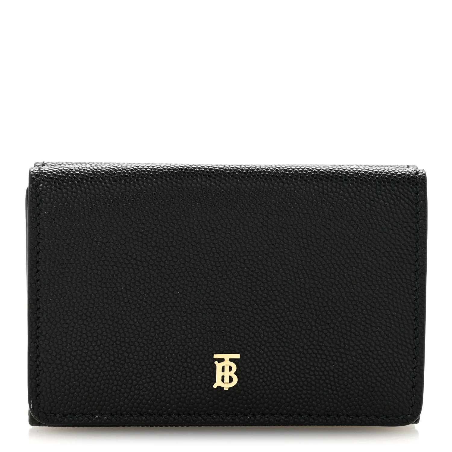 Burberry — Grained Double Flap Lark Wallet — Accessory — resale