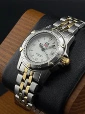 TAG Heuer Professional 955.708G-2 Goldtone & S/S Quartz , New Battery! 4