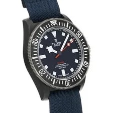 Tudor Pelagos FXD 25707KN 42mm Black Carbon Blue Dial Automatic Box #KN412 3