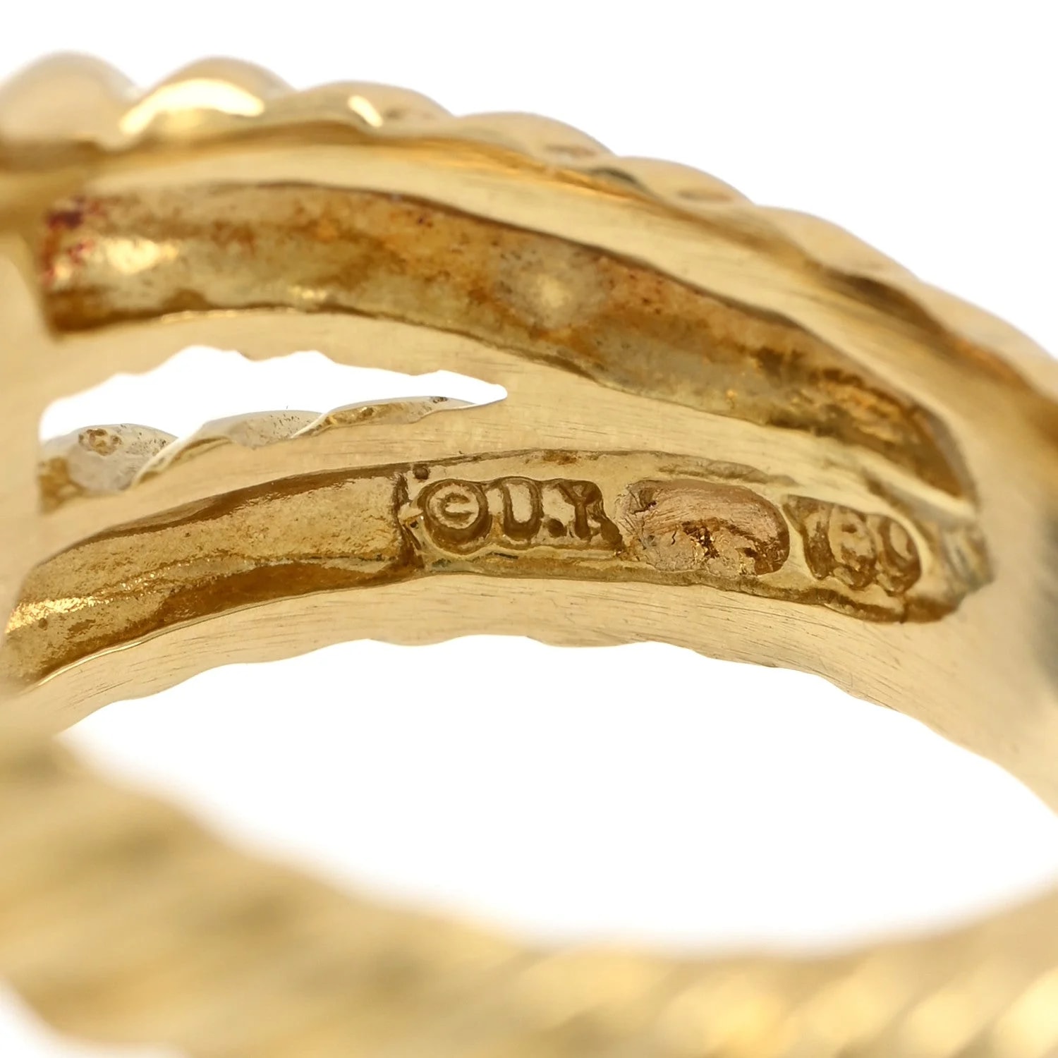 18K Yellow Gold 11mm Albion 54 6.75 4