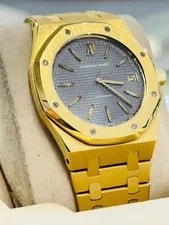 Audemars Piguet Royal Oak Jumbo Ultra Thin 18K Yellow Gold Gray Dial 5402BA 2