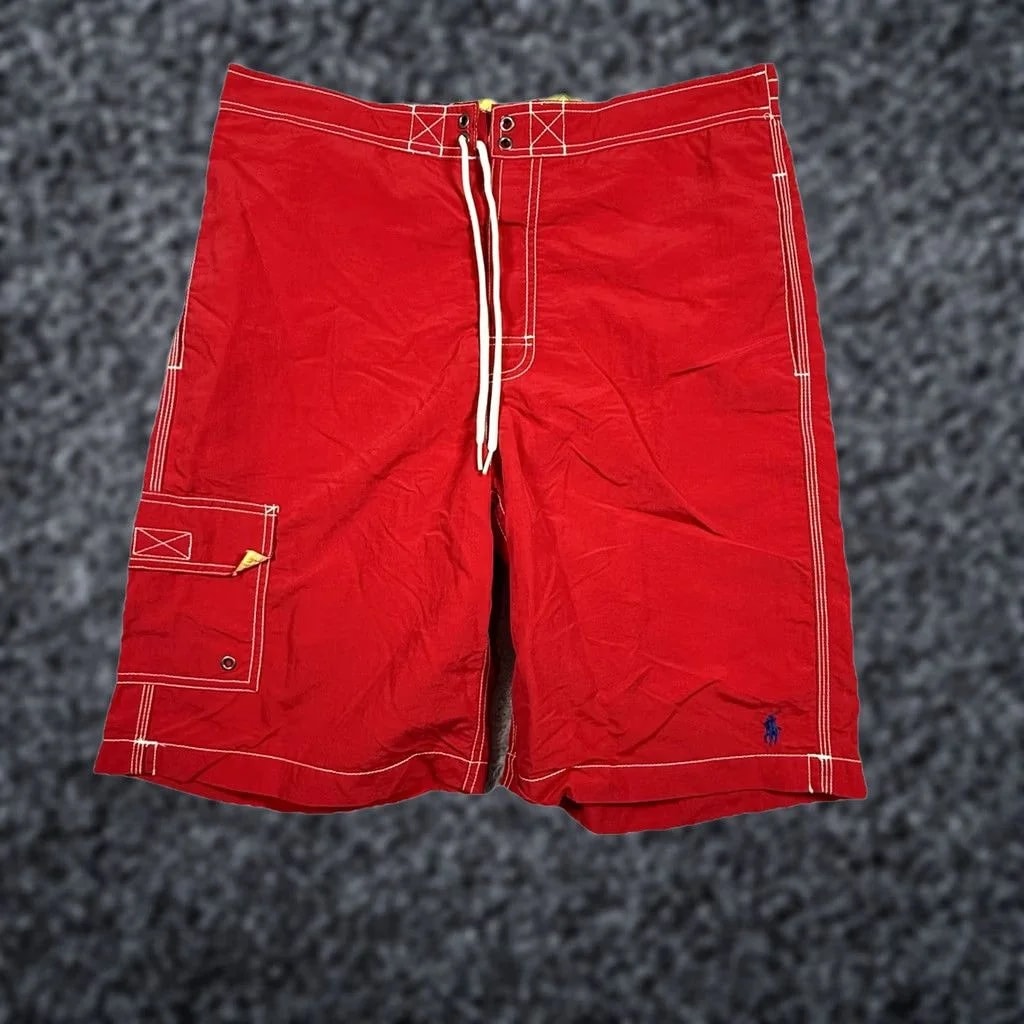 Polo Ralph Lauren — Polo Ralph Lauren ’s Bathing Suit Swim Trunks Size S Top Brand Bottom Trunks 90s? — streetwear — resale
