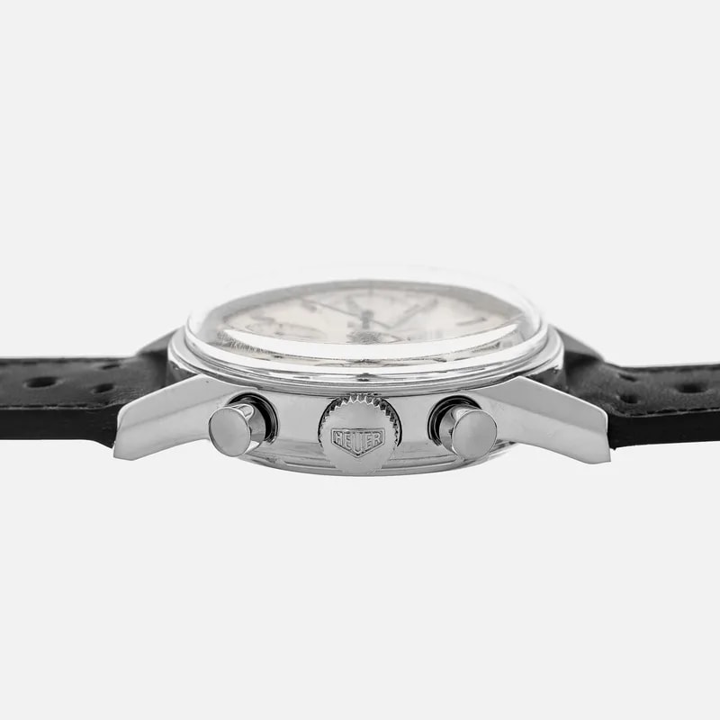 1960s Heuer Carrera '12' Ref. 2447D With Blue Decimal Scale 4