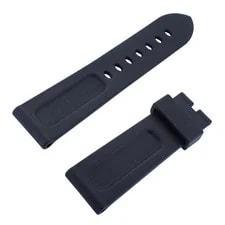 Panerai Luminor Rubber Strap 24mm Black ’s Band From Japan 2